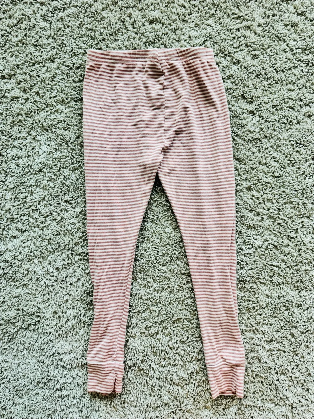 Carter’s Toddler Girls Pajama Set 3T Pink Striped PurelySoft Long Sleeve 2 Piece